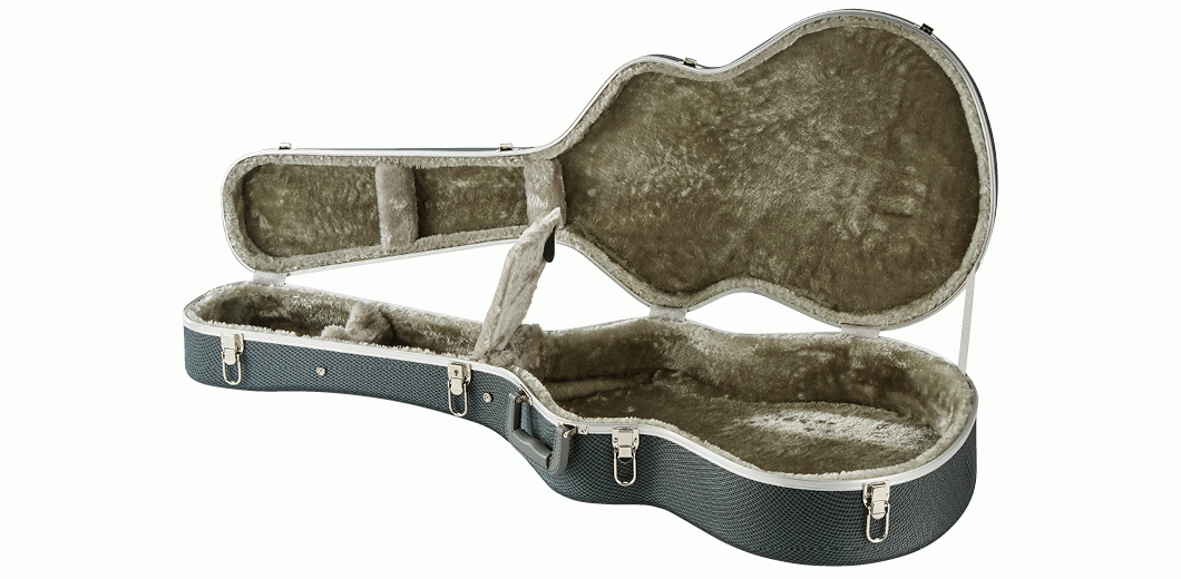 ARMOUR PLAT500W ABS Acoustic Guitar Moulded Hard Case - Image 3