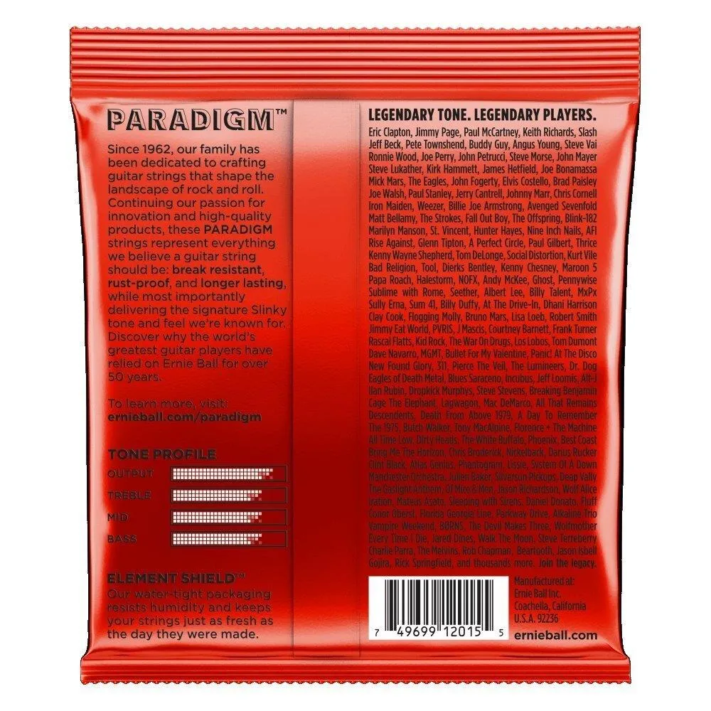 4 sets Ernie Ball 2015 Paradigm Skinny Top Heavy Bottom Electric Guitar Strings 10 - 52 - Image 3