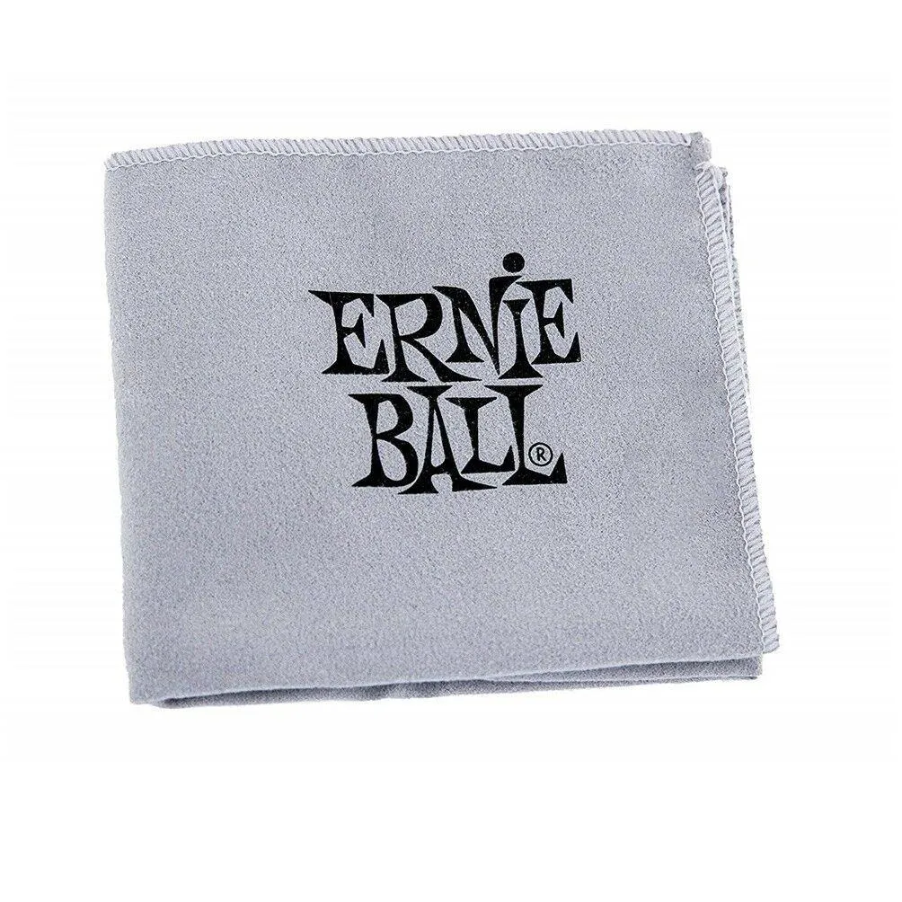 Ernie Ball Instrument Polish 4oz Bottle with mircofiber cloth E4222 - Image 3