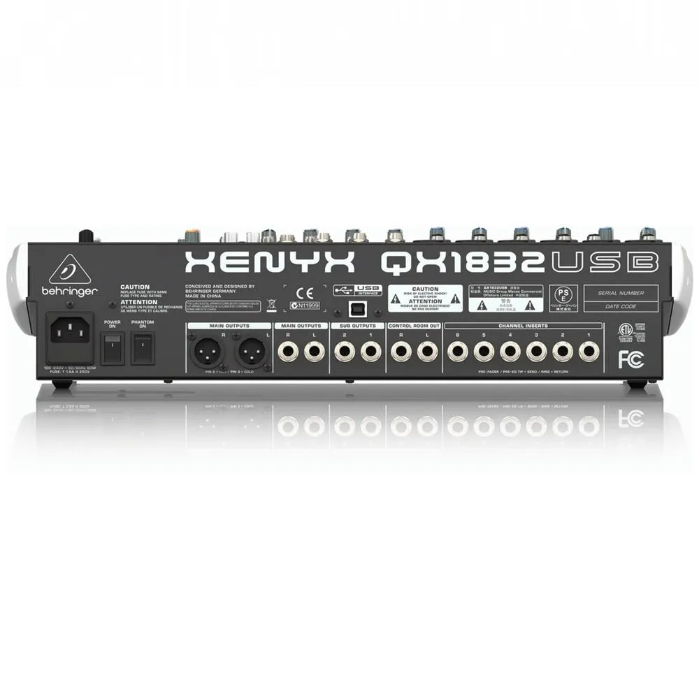 Behringer Xenyx QX1832USB Mixer with USB and Effects - Image 3