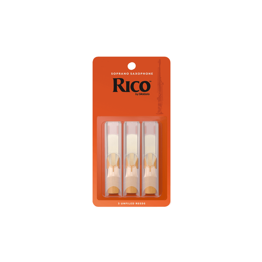 3 x Rico by D'Addario Soprano Sax Reeds, Strength 2 - Image 3