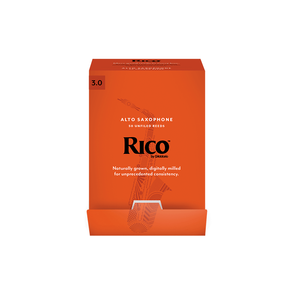 Rico by D'Addario Alto Saxophone Reeds, Strength 3.0, 50-pack - Image 3