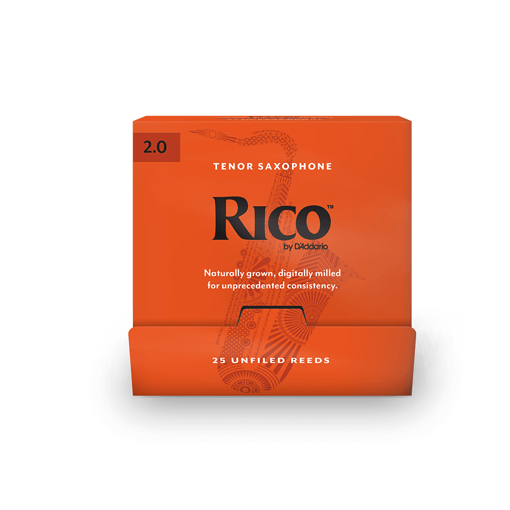 Rico by D'Addario Tenor Saxophone Reeds, #2.0, 25-Count Single Reeds - Image 3