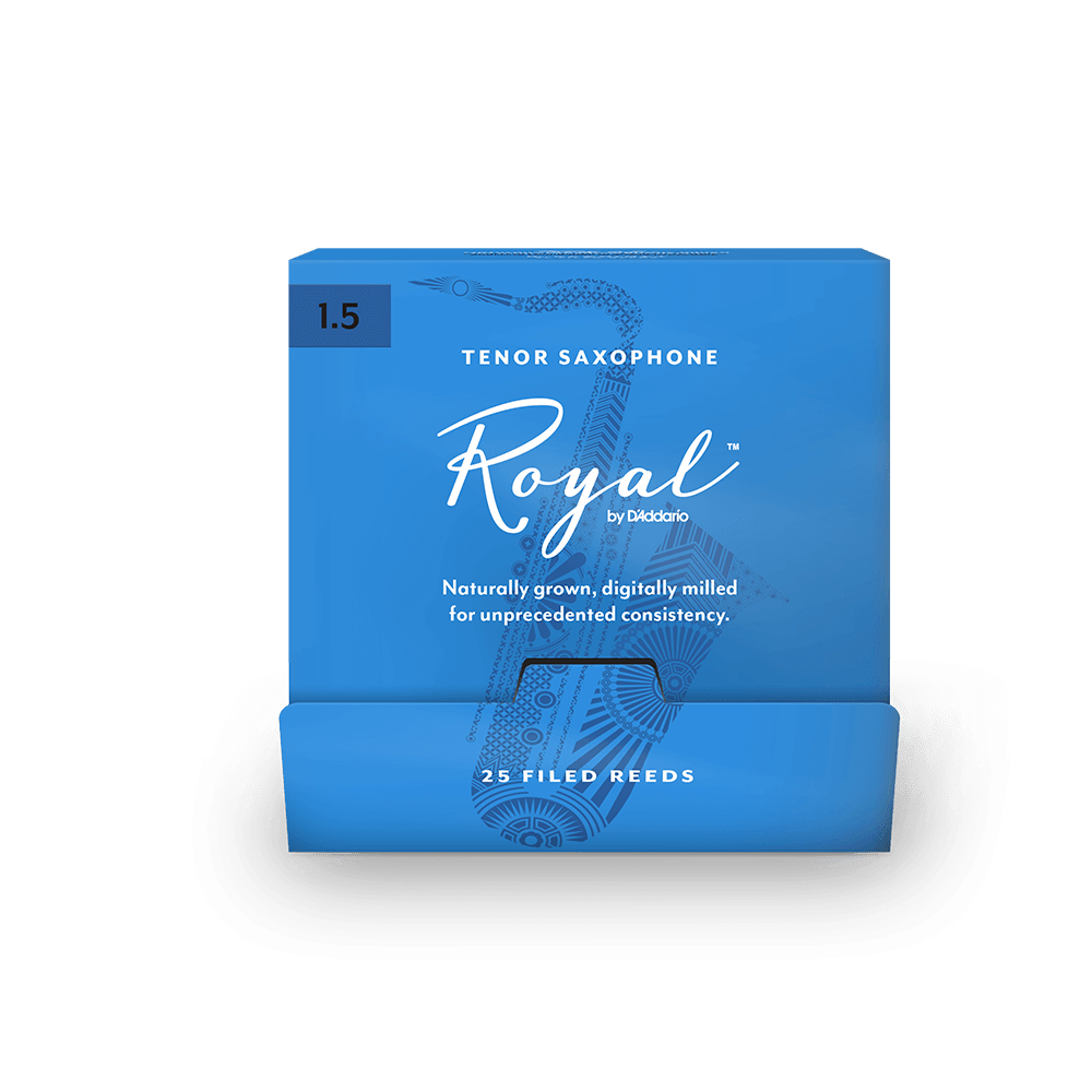 Royal by D'Addario Tenor Saxophone Reeds, #1.5, 25-Count Single Reeds - Image 3