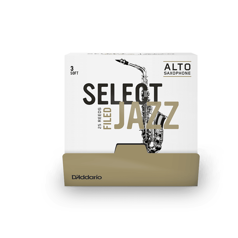 D'Addario Select Jazz Filed Alto Saxophone Reeds, Strength 3 Soft, 25 Box - Image 3