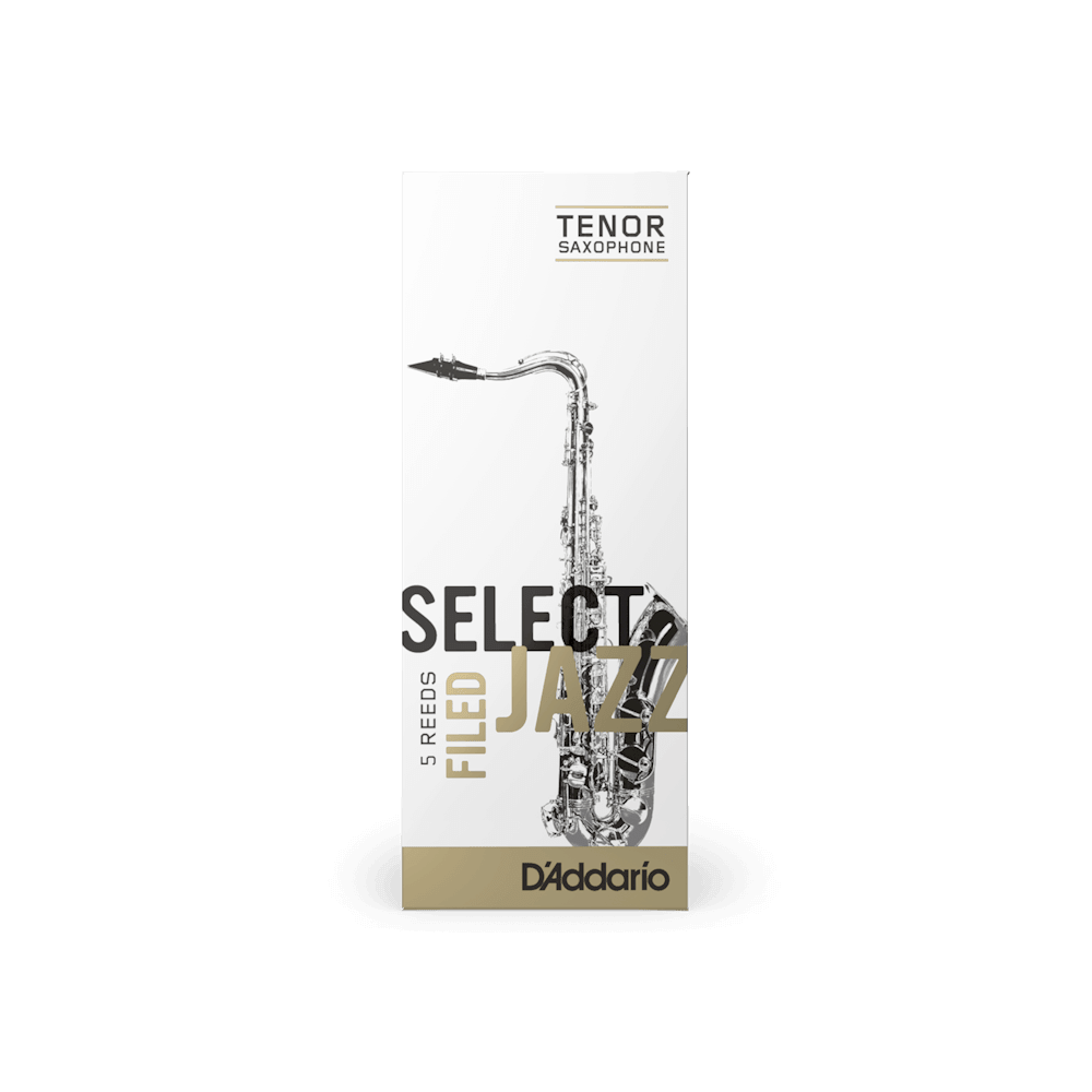 D'Addario Select Jazz Filed Tenor Saxophone Reeds, Strength 2 Hard, 5-pack - Image 3