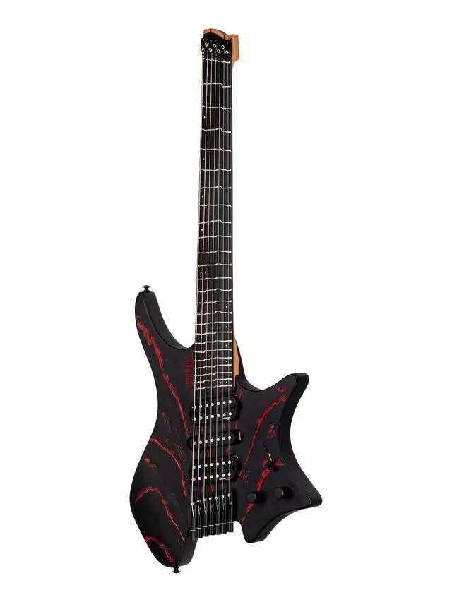 Strandberg Boden Singularity NX 7 True Temperament Red Blast Electric Guitar - Image 3