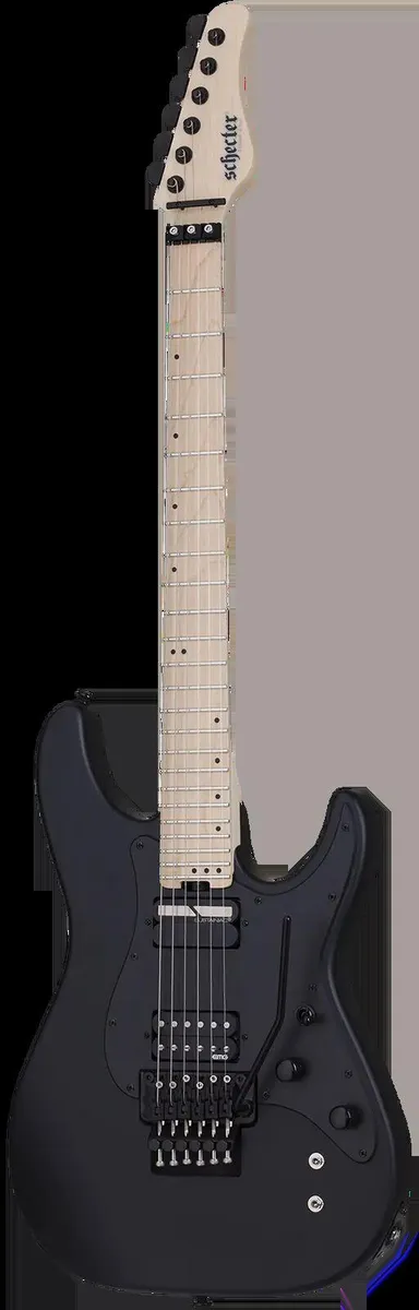 Schecter SCH1285 Sun Valley Super Shredder FR S Electric Guitar - Satin Black - Image 3