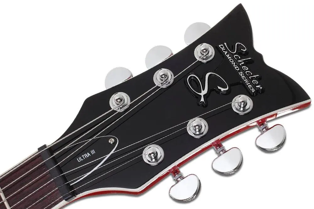 Schecter Retro Ultra-III Electric Guitar in Vintage Red - Image 3