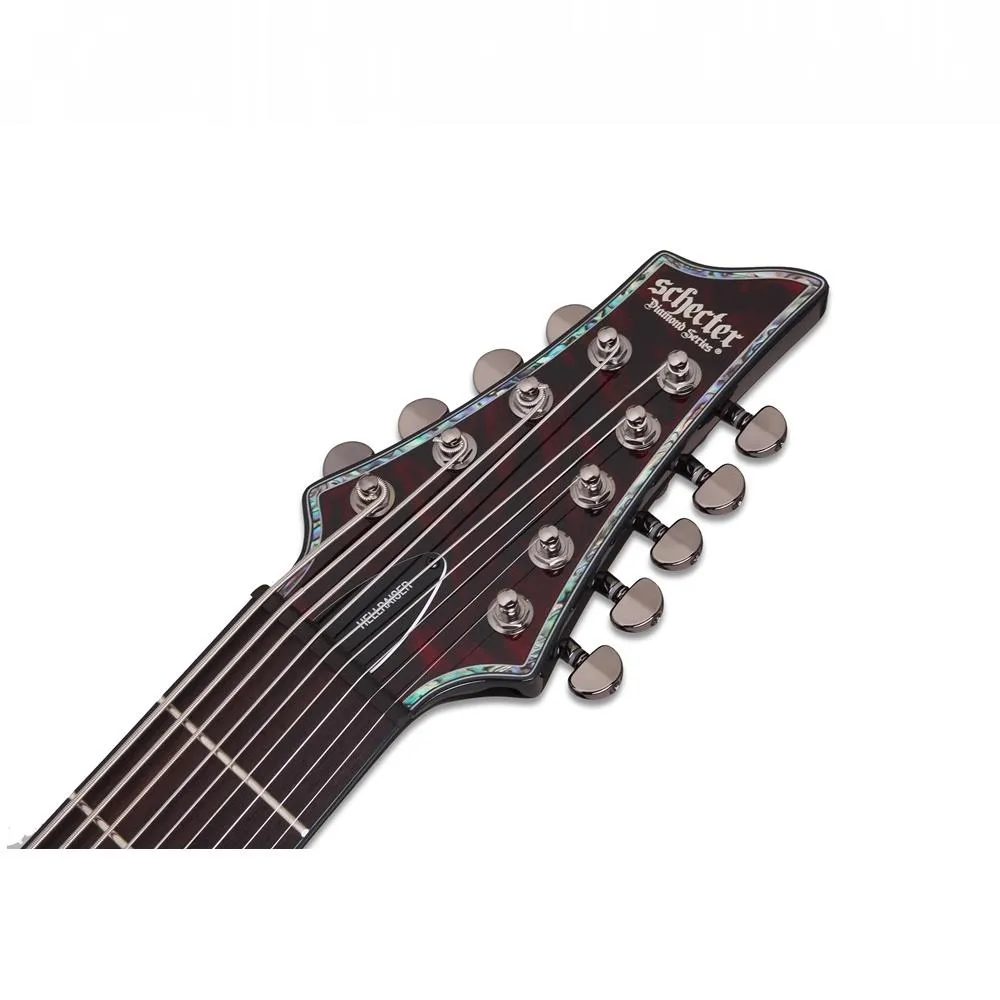 Schecter Hellraiser C-9 9-String Electric Guitar - Black Cherry - Image 3