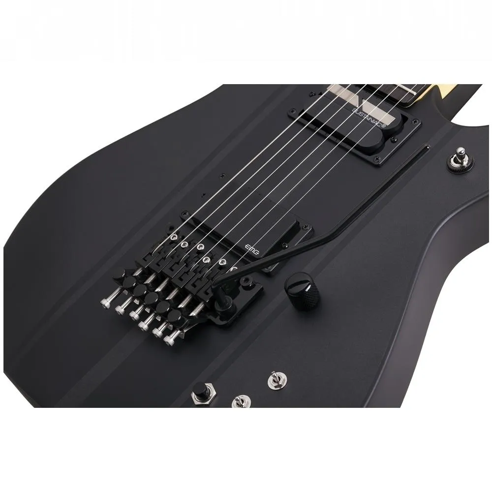 Schecter Signature DJ Ashba Electric Guitar, Carbon Grey - Image 3