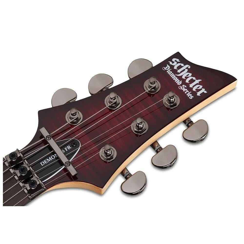 Schecter SCH3247 Demon-6 FR CRB Electric Guitar RRP$1149 On Sale - Image 3