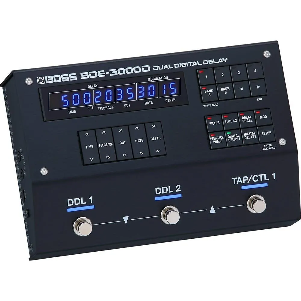 Boss SDE3000D Dual Digital Delay Guitar Effects Pedal - Image 3
