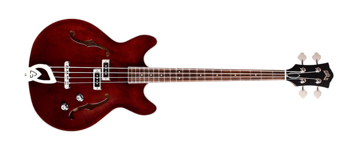 Guild Starfire 1 Semi Hollow Electric Bass - Vintage Walnut - Image 3