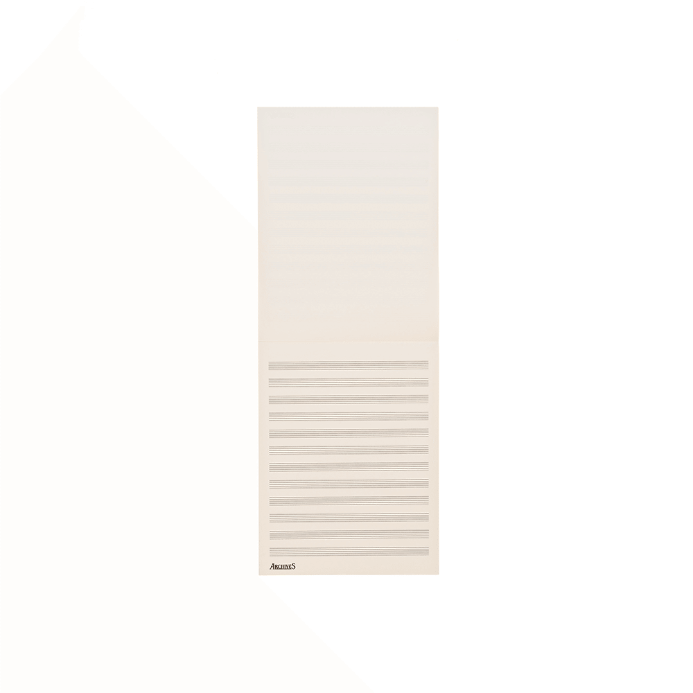 Archives Manuscript Score Pads, 10 Stave, 50 Sheets - Image 3