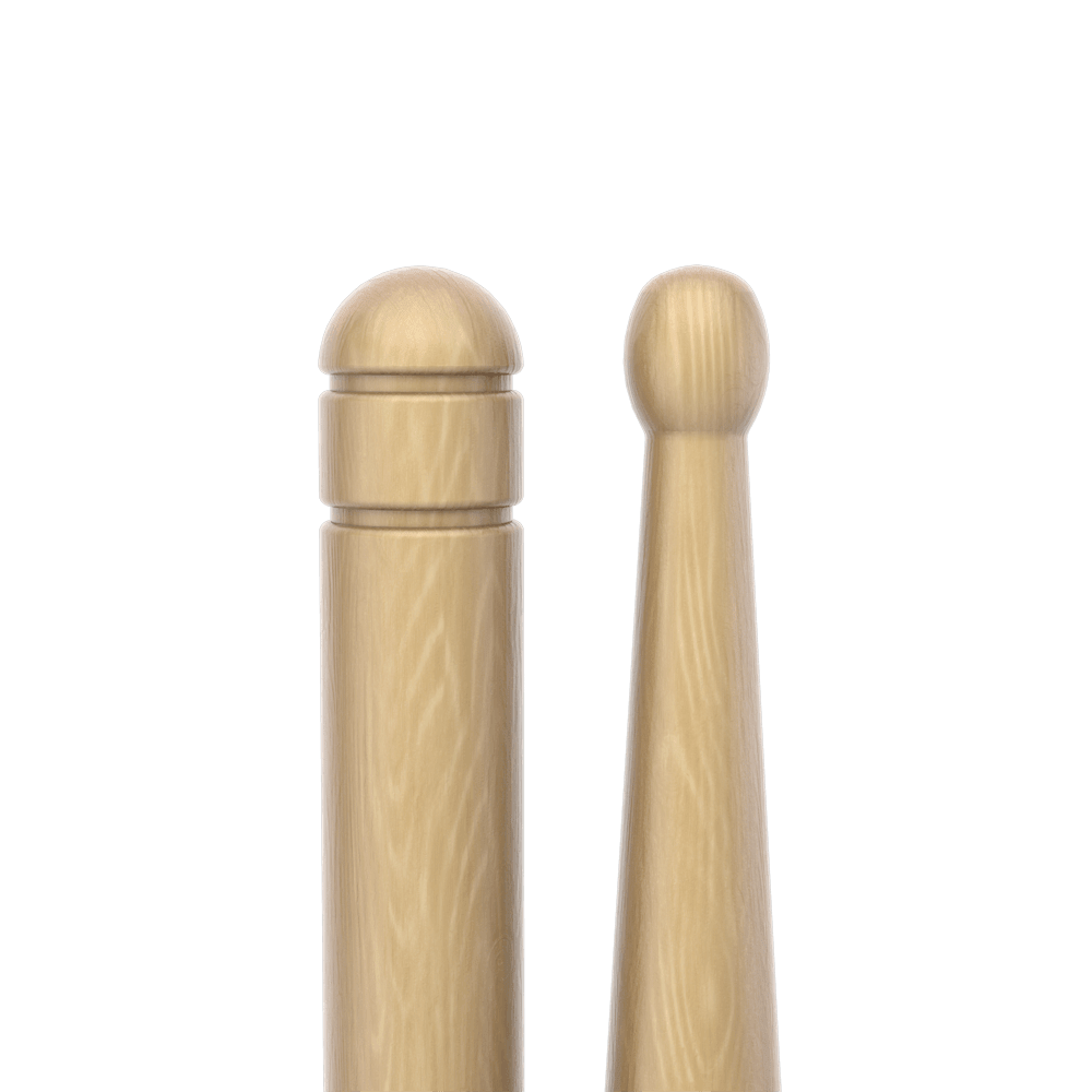 Promark Hickory DC8 Jeff Ausdemore Wood Tip drumstickS - Pair - Image 3