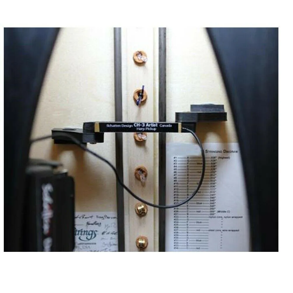 Schatten Designs CH-3 Celtic / Pedal Harp Pickup Artist with integrated preamp - Image 3