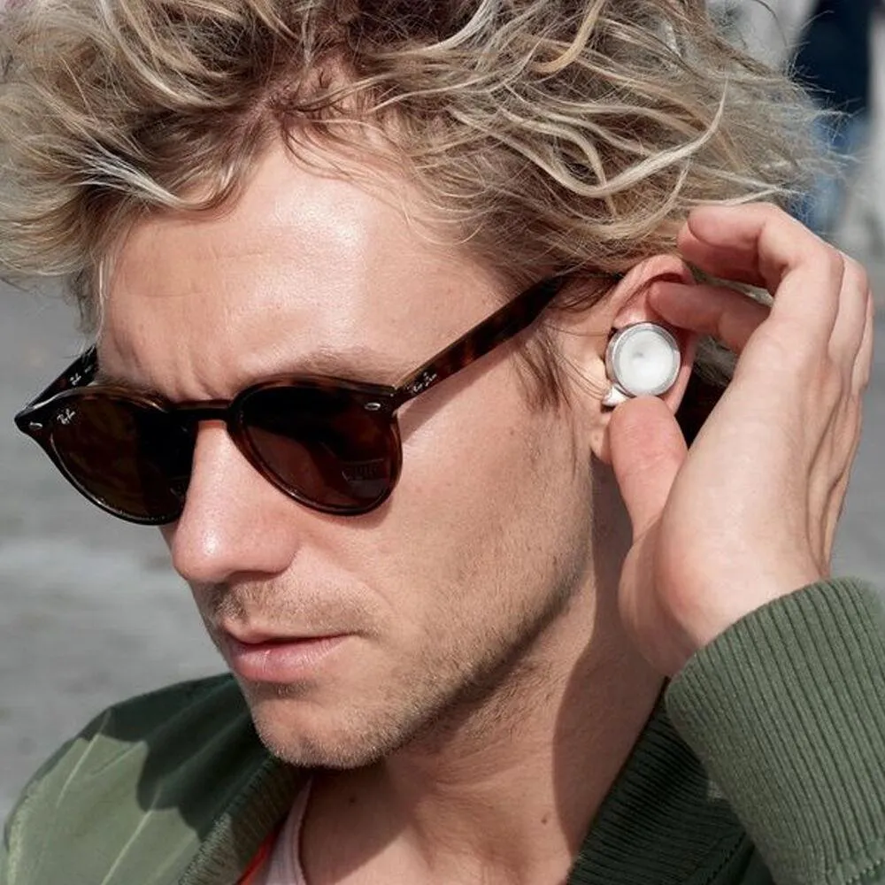 Limousine Adjustable Earplugs Knops Smooth – White - Image 4