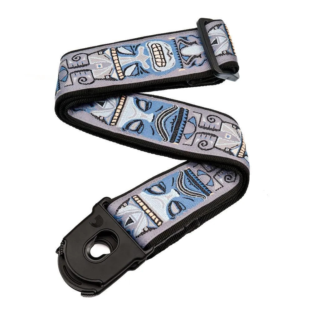 D'Addario Planet Lock Guitar Strap, Tiki - Image 4