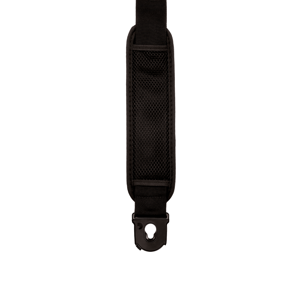 D'Addario Planet Lock Guitar Strap, Woven, Black w/ Pad - Image 4