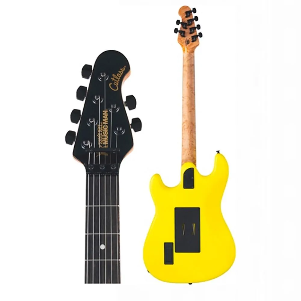 Ernie Ball Music Man BFR Cutlass HSS - Lemon - Electric Guitar - Image 4