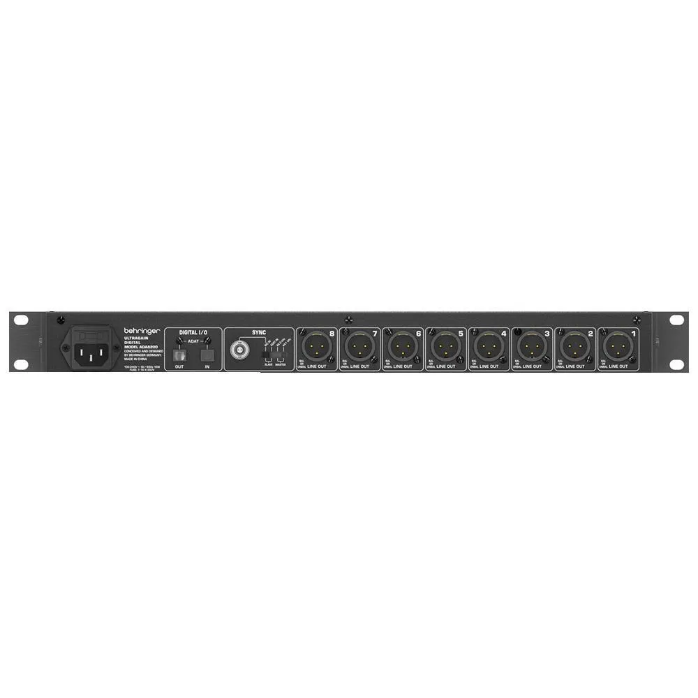 The Behringer Ultragain Digital ADA8200 Audio Interface With MIDAS Mic Preamp - Image 4