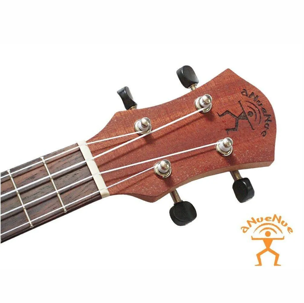 aNueNue MCM Mini C Mahogany Concert Ukulele Aquila Strings with Gig Bag - Image 4