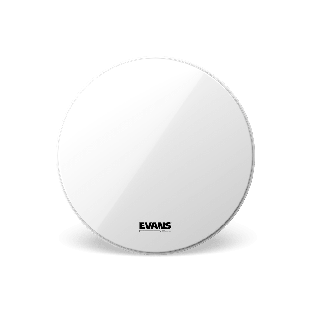 Evans EQ3 Resonant Smooth White Bass Drum Head, No Port, 26 Inch - Image 4