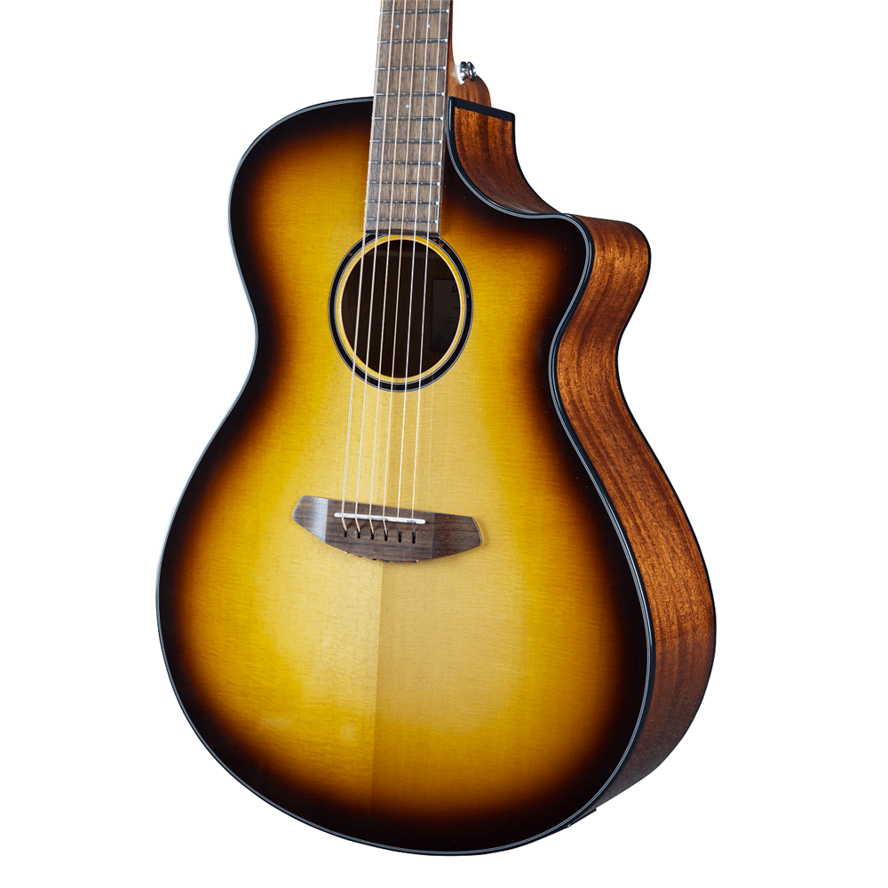 Breedlove ECO Discovery Series Concerto Acoustic / Electric Guitar - Edgeburst - Image 4