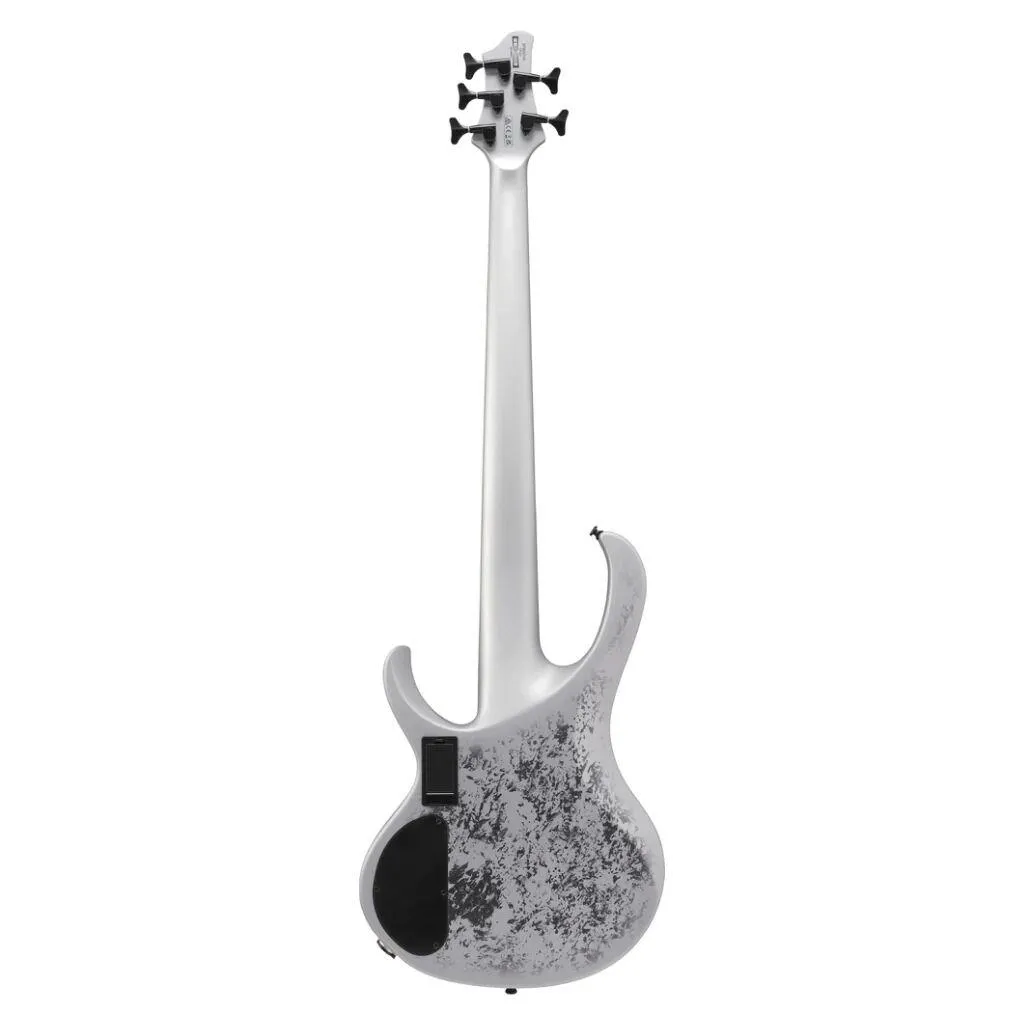 Ibanez BTB25TH5SLM 5-String 25th Anniversary Electric Bass (Silver Blizzard Matte) - Image 4