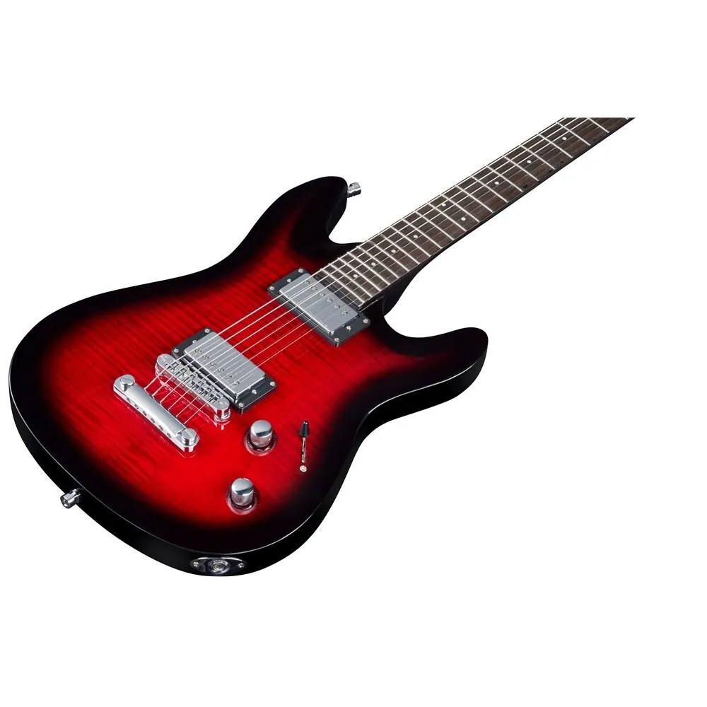 FRAMUS D-Series Diablo Supreme Electric Guitar Burgundy Burst - Image 4