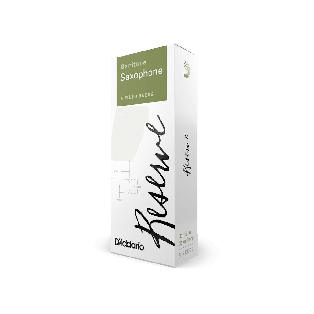 D'Addario Reserve, Baritone Saxophone Reeds, Strength 4.0, - 5 Reeds - Image 4