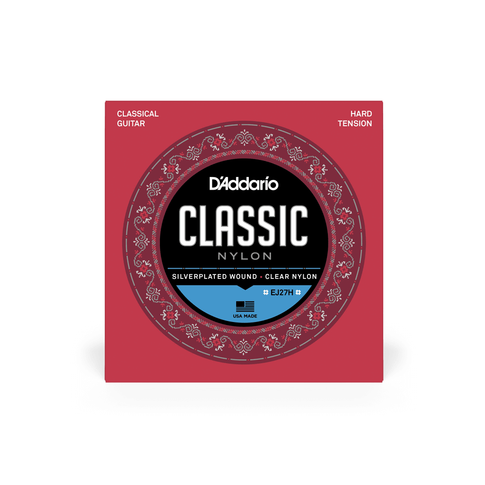 D'Addario EJ27H Student Nylon Classical Guitar Strings, Hard Tension - Image 4