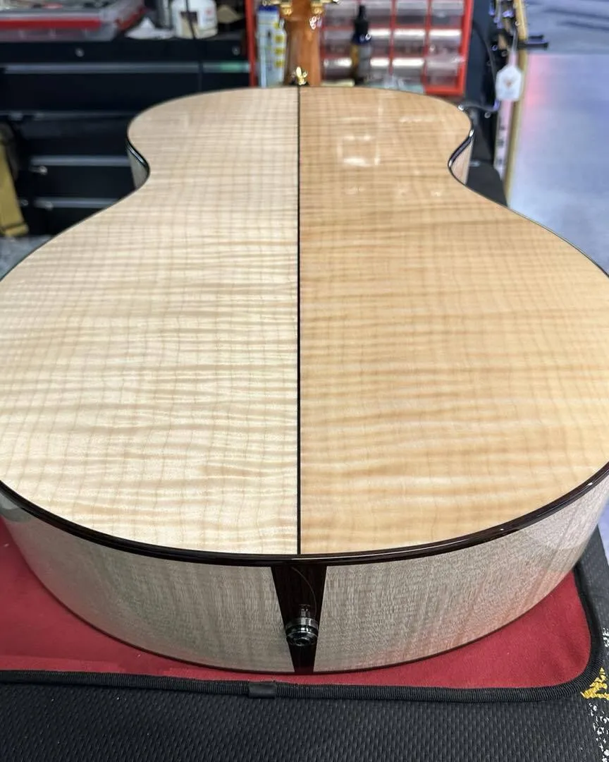 Fenech Master Built Grand Auditorium Acoustic Guitar - Big leaf Maple - Image 4