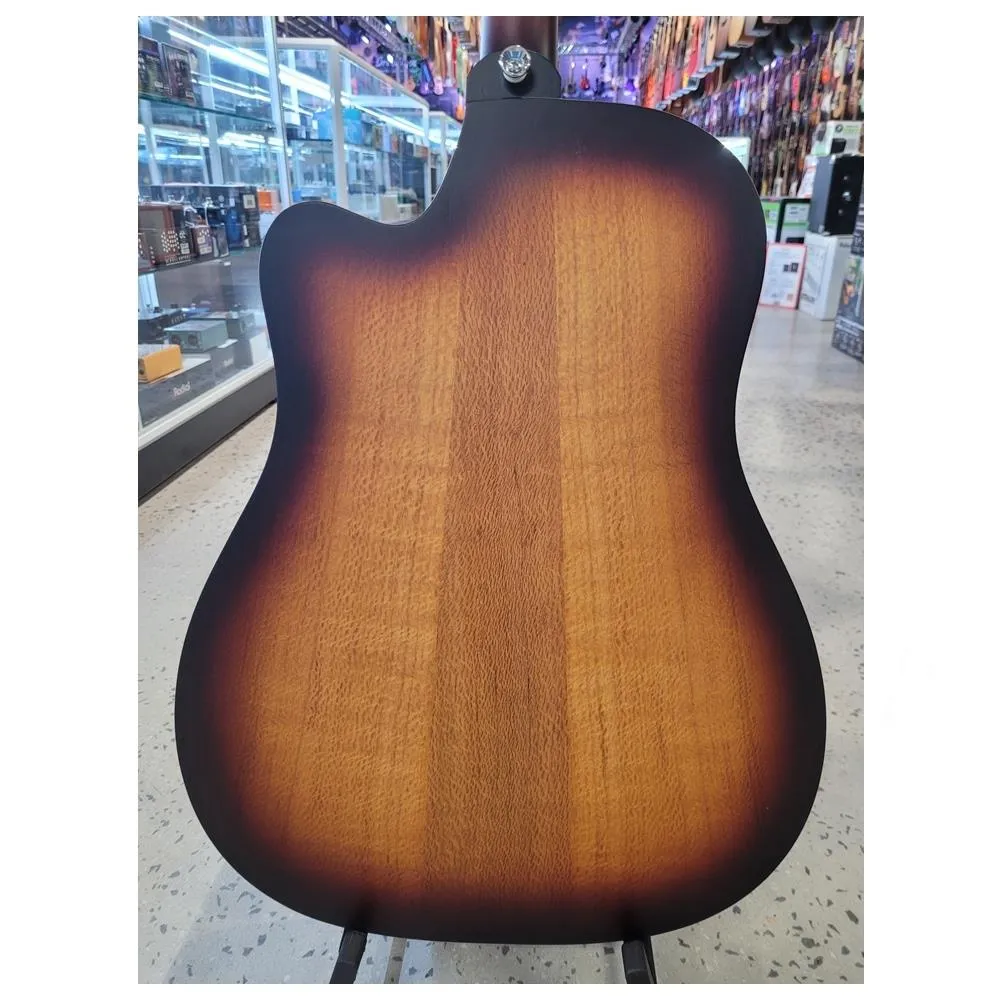 Cole Clark Fat Lady 1 Southern Silky Oak Acoustic / Electric Guitar Cutaway - Sunburst - Image 4