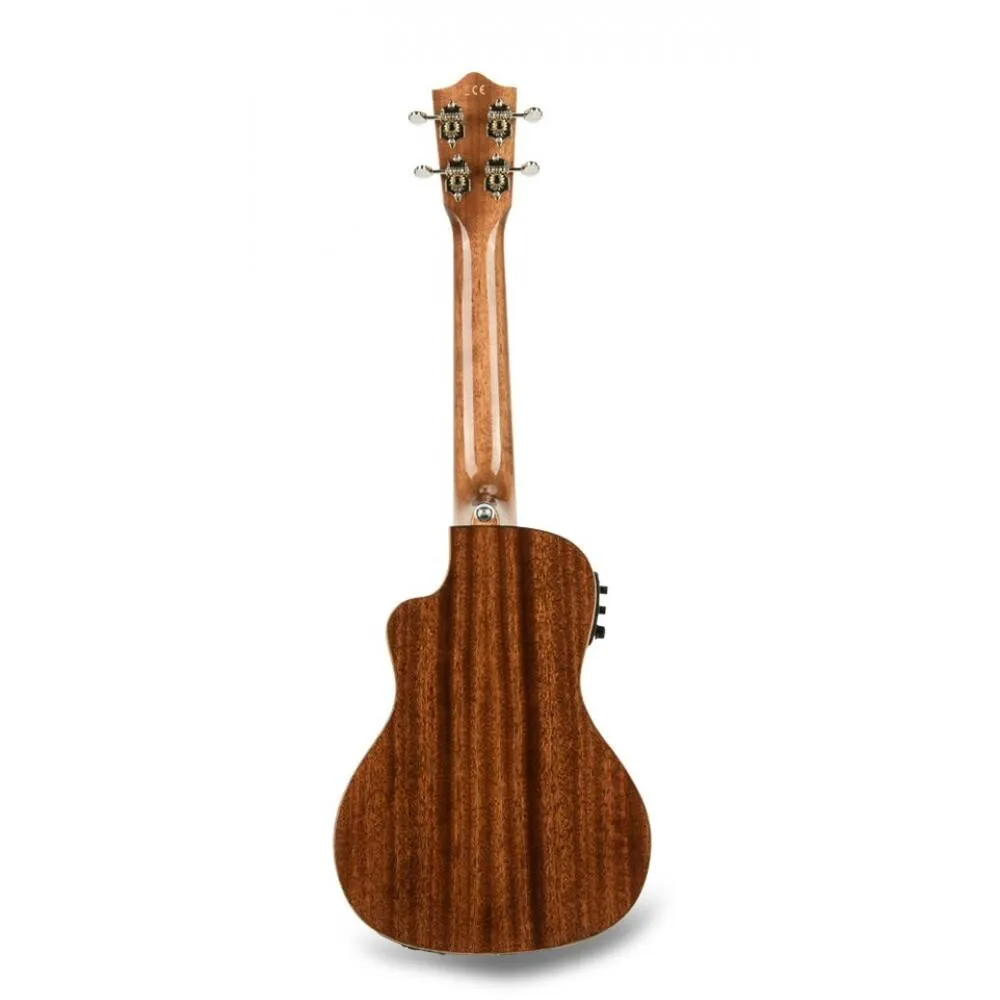 Lanikai MAS-CEC All Solid Mahogany Ukulele with Cutaway & Electronics - Concert - Image 4