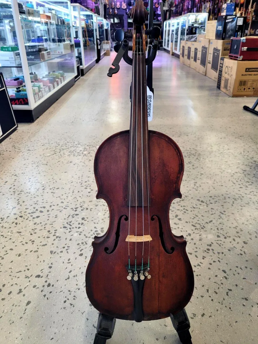 Fine old Maggini Model 4/4 Violin Unlabeled late 1800's - Setup ready to play - Image 4