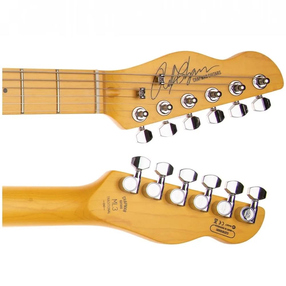Chapman ML3 Traditional Electric Guitar - Tobacco Ash - Image 4