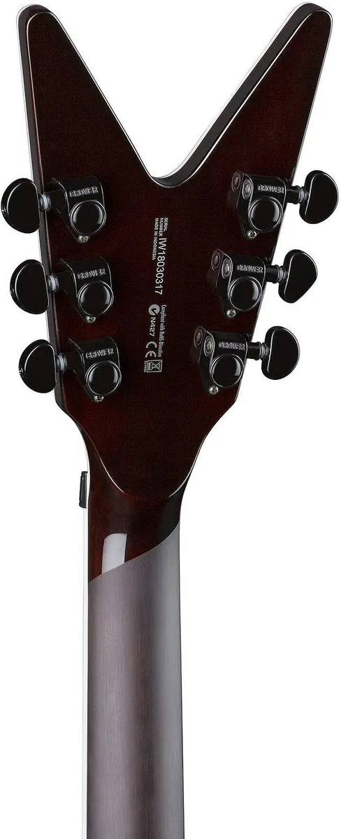 Dean ML SEL F QM TBZ ML Select Floyd Quilt Top Electric Guitar - Trans Brazilia - Image 4