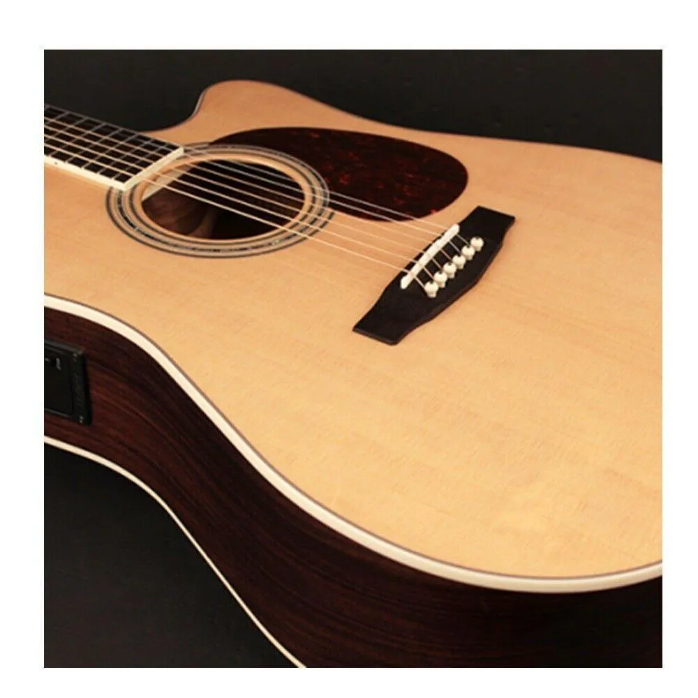 Cort MR710F PF Natural Dreadnought Acoustic / Electric Guitar with Cutaway - Image 4