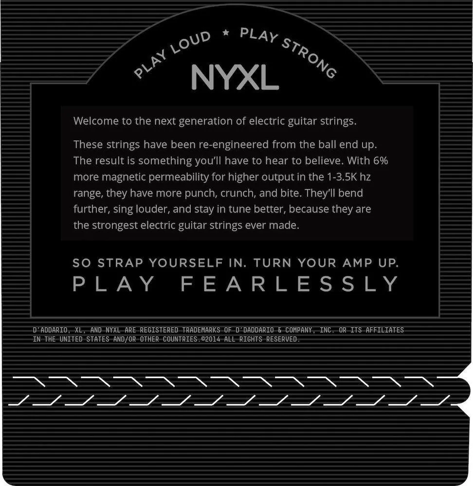 D'Addario NYXL0946 Nickel Wound Electric Guitar Strings 9 - 46 NYXL - Image 4