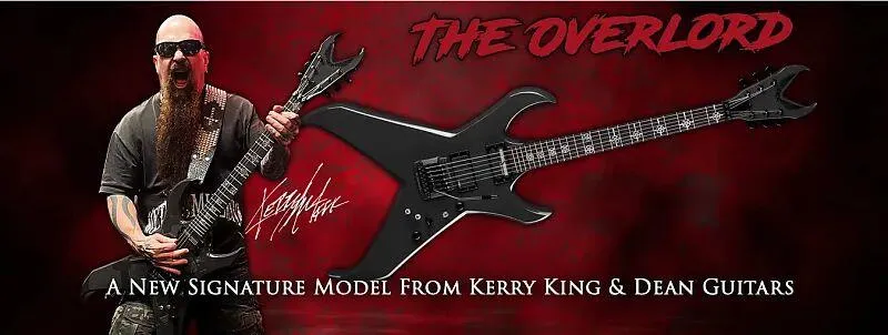 Dean USA Custom Shop Kerry King Overlord Electric Guitar - Dark Grey - Image 4