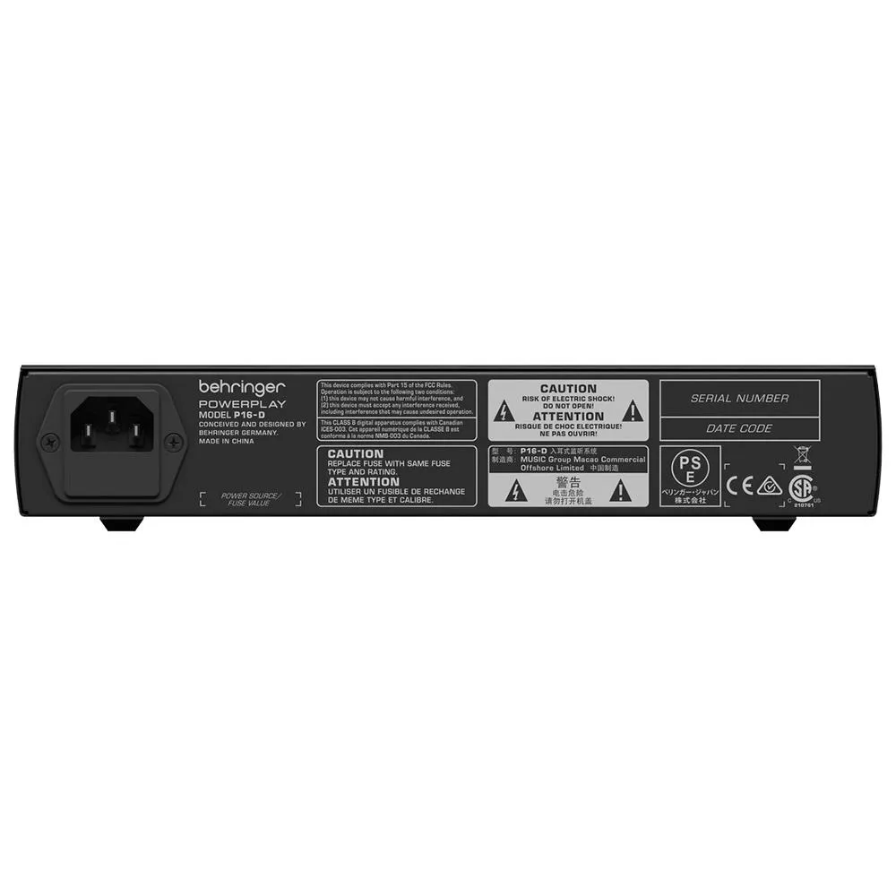 The Behringer 16-Channel Digital POWERPLAY 16 P16-D Ultranet Distributor - Image 4