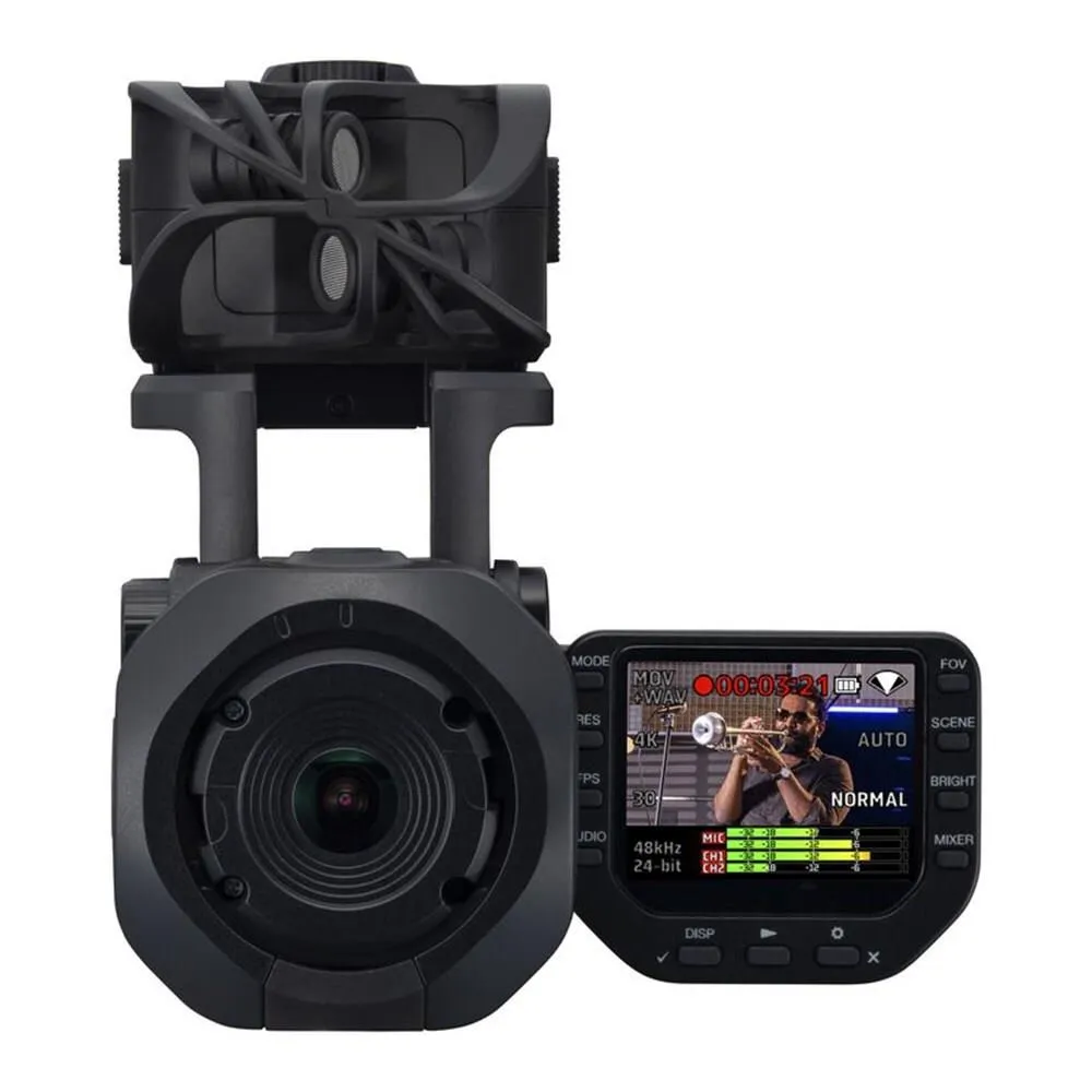 Zoom Q8n Handy 4K Video & 4-Track Audio Recorder (Black) Ex Demo - Image 4