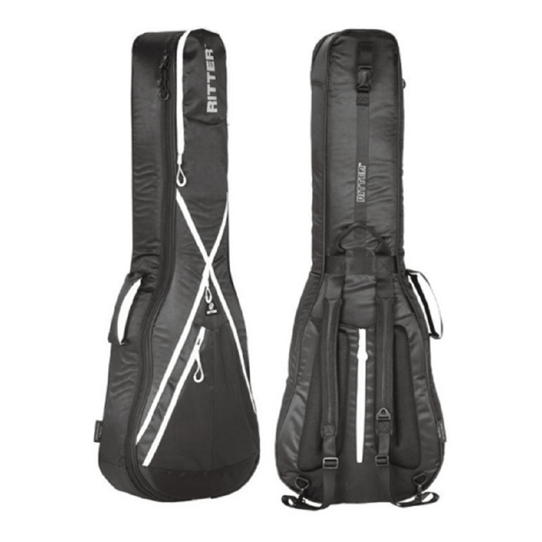 Ritter RGP8-LBKW Black / White Les Paul Guitar Gig Bag - Image 4
