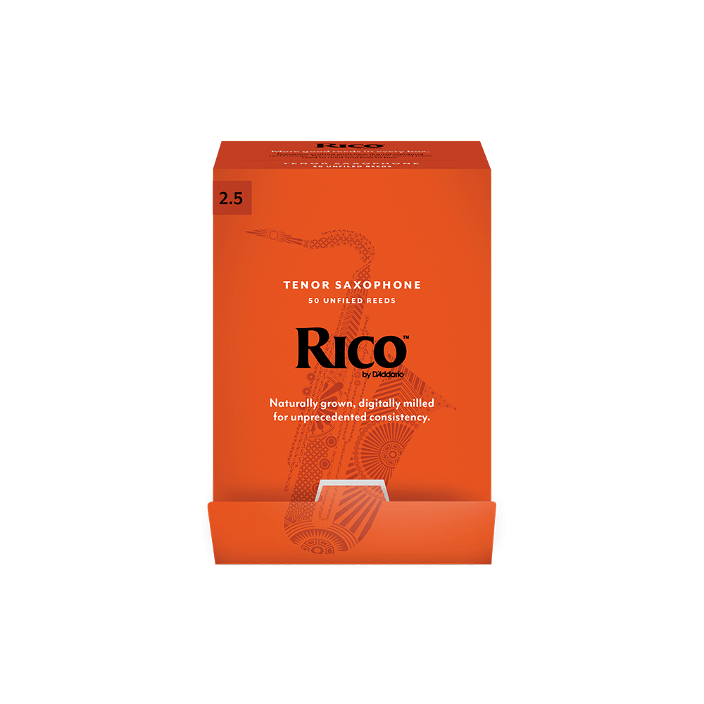 Rico by D'Addario Tenor Saxophone Reeds, Strength 2.5, 50-pack - Image 4