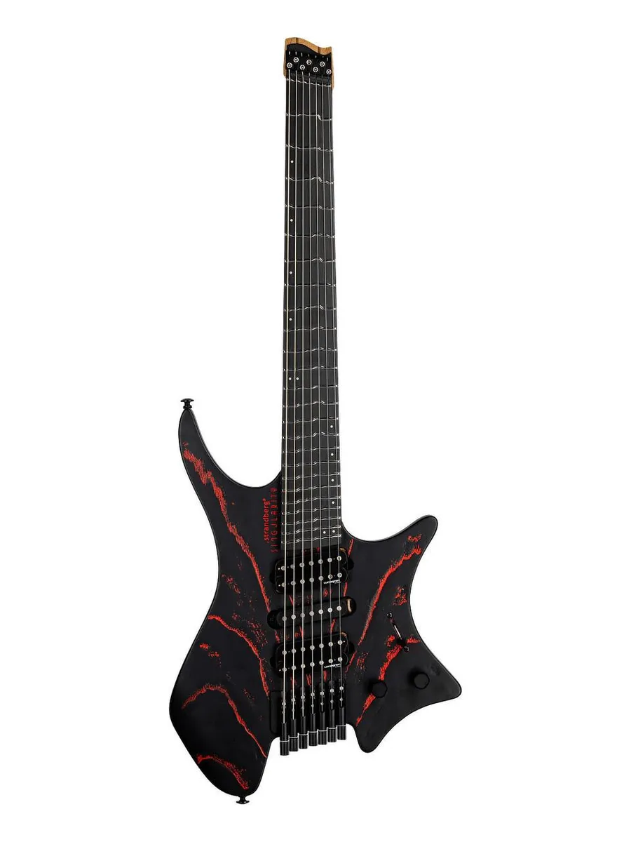 Strandberg Boden Singularity NX 7 True Temperament Red Blast Electric Guitar - Image 4