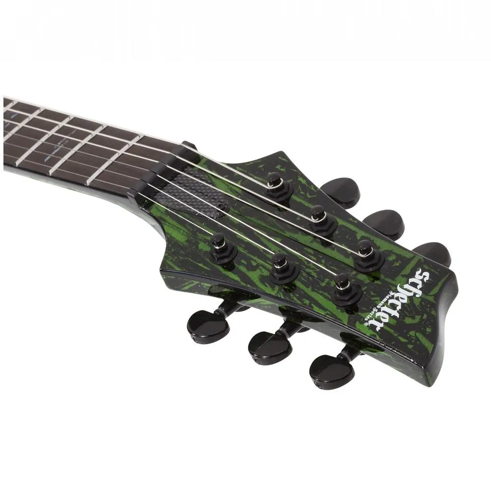 Schecter C-1 Silver Mountain - Toxic Venom - Electric Guitar - Image 4