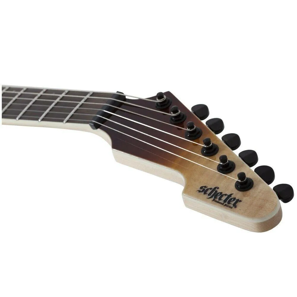 Schecter E-1 SLS Elite - Antique Fade Burst Electric Guitar Fishman Fluence P/up - Image 4