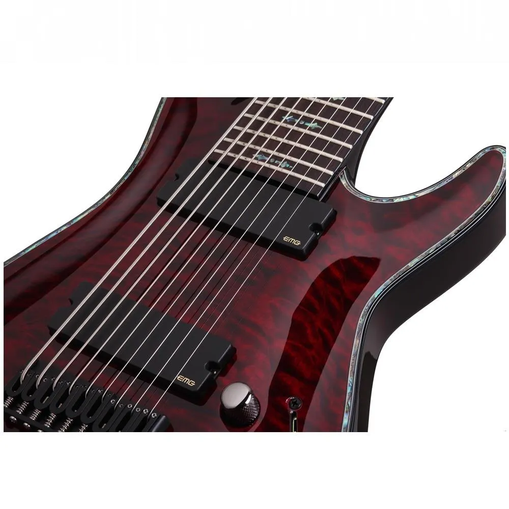 Schecter Hellraiser C-9 9-String Electric Guitar - Black Cherry - Image 4
